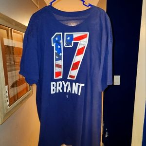Mens Chicago Cubs Chris Bryant T Shirt, Size 2xl